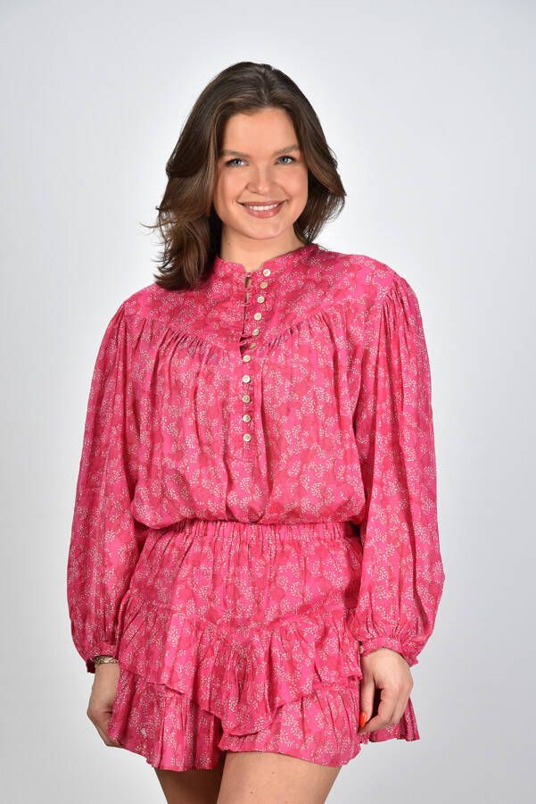 Marant Etoile blouse Salika HT0022FA-A1J52E roze