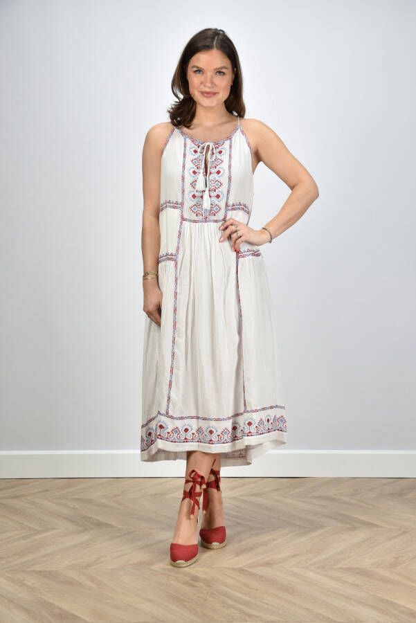 Marant Etoile jurk Pamela RO0052FA-A1J56E wit