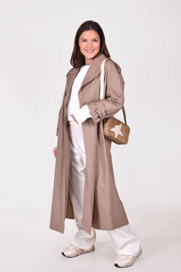 Max Mara jas Qtrench taupe