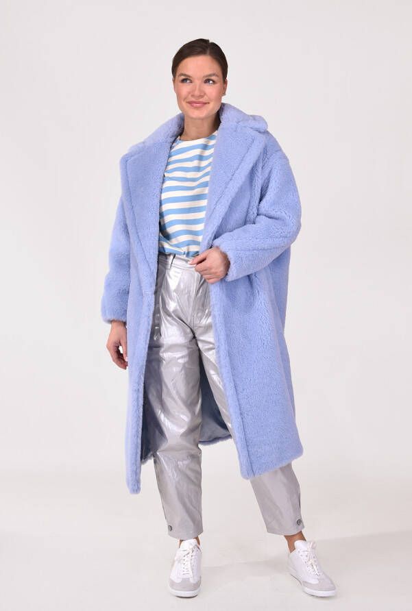 Max Mara jas Tedgirl blauw