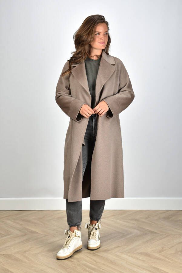 Max Mara jas Zurigo 012 taupe