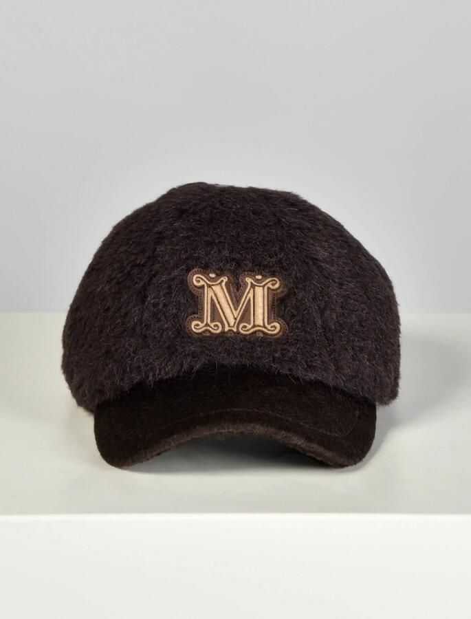 Max Mara cap MXAMODICO1 014 BROWN