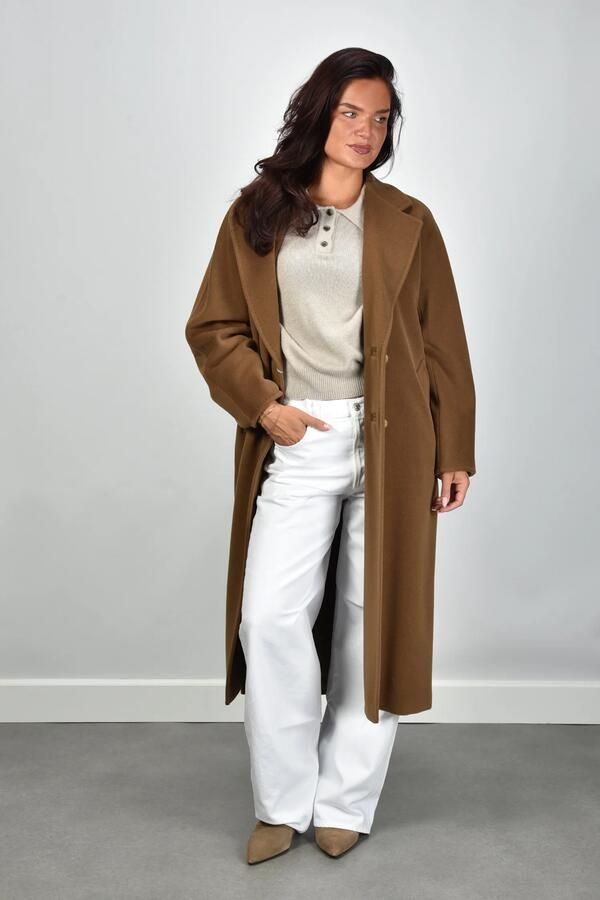 Max Mara jas MA 010 TOBACCO