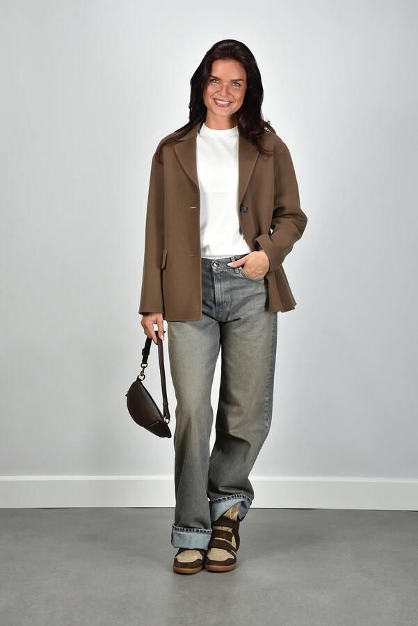 Max Mara s jas SMMELFI 097 MUD