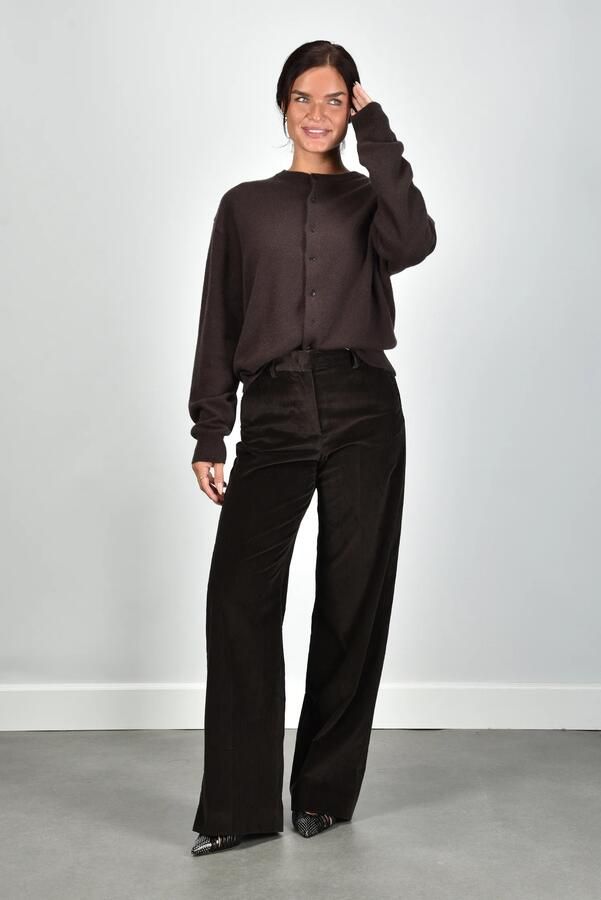 Max Mara Weekend broek WKDTANIA 035 DARK BROWN