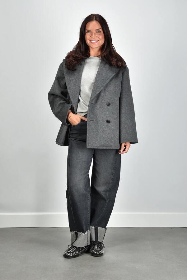 Max Mara Weekend jas WKDALPE 022 MEDIUM GREY