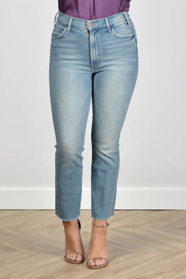 Mother jeans Hustler Ankle Fray 1117-686 D blauw