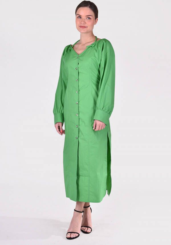 Nanushka jurk Lo NW22SSDR01367 groen