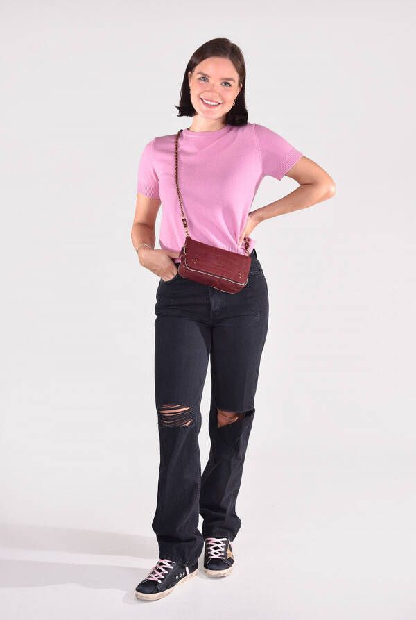 People&apos;s Republic of Cashmere t-shirt Blouse 4024 roze