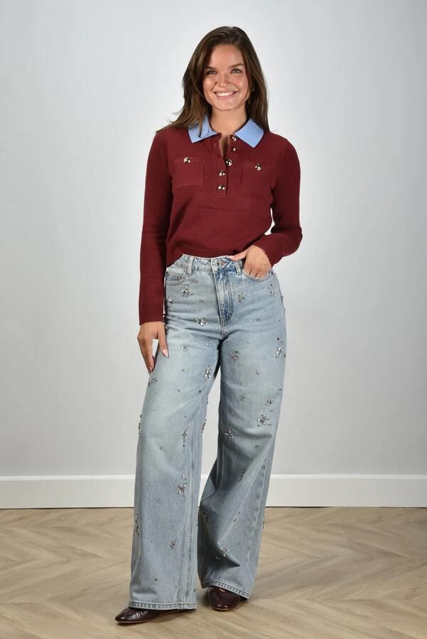 Self Portrait jeans AW25-828PA-BL blue - Foto 1