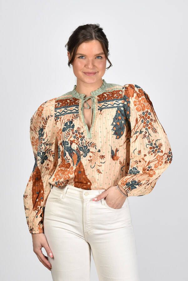 Ulla Johnson blouse Rana SP230263 oranje