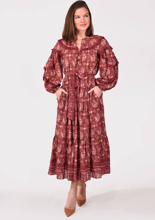 Ulla Johnson jurk Brita PS230146 rood