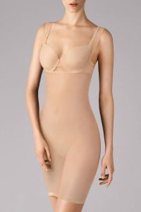 Wolford jurk Tulle Forming 59676 beige