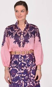 Zimmermann blouse Tiggy Billow 554TTIG roze