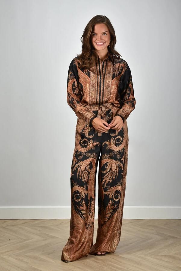 Zimmer n broek Hypnotic Track 1111PF251 black paisley