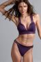 Marlies Dekkers cache coeur bikini tanga deep purple - Thumbnail 3