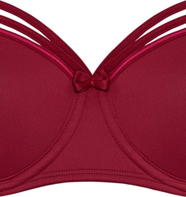 Marlies Dekkers dame de paris balconette bh wired padded bordeaux and fuchsia