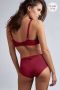 Marlies Dekkers dame de paris plunge bh wired padded bordeaux and fuchsia - Thumbnail 4