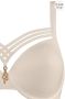 Marlies Dekkers dame de paris plunge bh wired padded egyptian ivory - Thumbnail 6