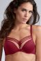 Marlies Dekkers dame de paris push up bh wired padded bordeaux and fuchsia - Thumbnail 2