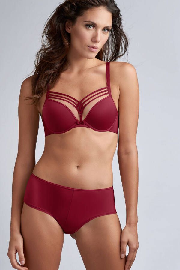 Marlies Dekkers dame de paris push up bh wired padded bordeaux and fuchsia