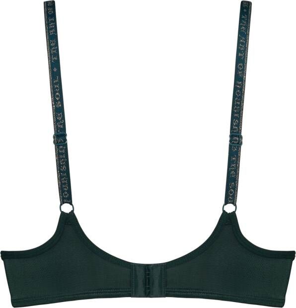 Marlies Dekkers dame de paris push up bh wired padded pine green and gold lurex