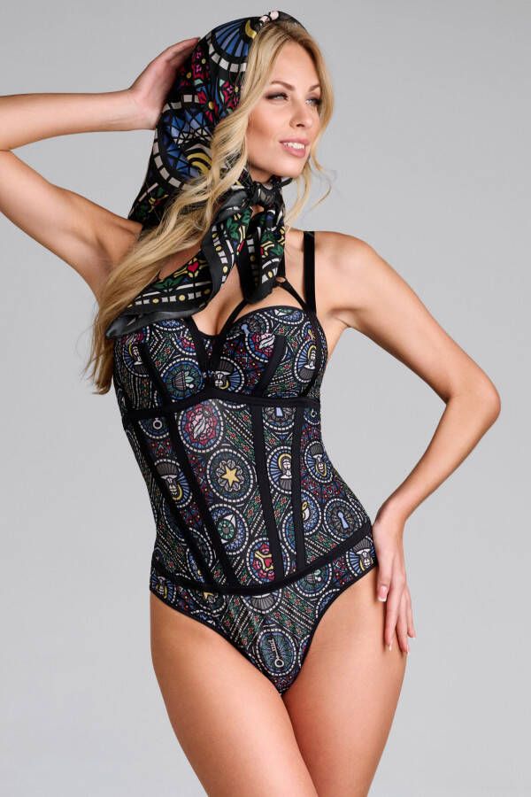 Marlies Dekkers ecclesia sjaal stained glass print One Size