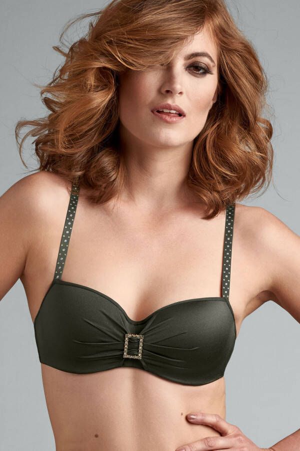 Marlies Dekkers emerald lady balconette bh wired padded emerald green