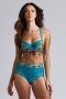 Marlies Dekkers gaia plunge balconette bh wired padded blue and green - Thumbnail 4