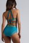 Marlies Dekkers gaia plunge balconette bh wired padded blue and green - Thumbnail 5