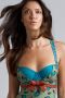 Marlies Dekkers gaia plunge balconette body wired padded blue and green - Thumbnail 2