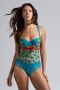 Marlies Dekkers gaia plunge balconette body wired padded blue and green - Thumbnail 3
