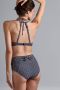 Marlies Dekkers holi vintage push up bikini top wired padded dark blue rainbow - Thumbnail 4