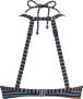Marlies Dekkers holi vintage push up bikini top wired padded dark blue rainbow - Thumbnail 5