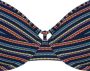 Marlies Dekkers holi vintage push up bikini top wired padded dark blue rainbow - Thumbnail 6