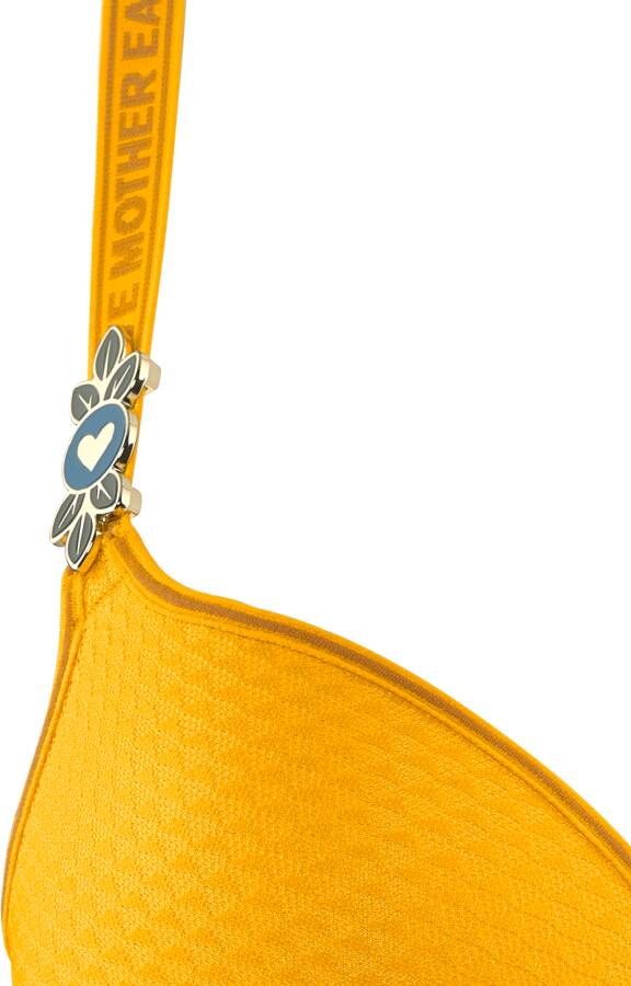 Marlies Dekkers lady leaf push up bh wired padded bright ochre