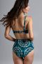 Marlies dekkers Swim high waist bikinibroekje Lotus blauw ecru - Thumbnail 4