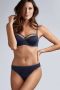 Marlies Dekkers manjira plunge balconette bh wired padded dark blue and gold - Thumbnail 3