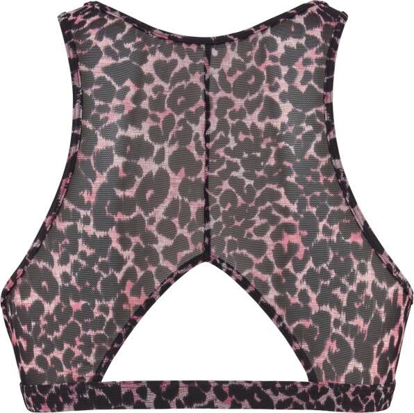 Marlies Dekkers night fever bralette unwired unpadded black pink leopard