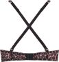 Marlies Dekkers night fever push up bh wired padded black pink leopard - Thumbnail 6
