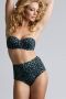 Marlies dekkers voorgevormde strapless bandeau bikinitop Panthera blauw zwart - Thumbnail 9