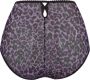 Marlies Dekkers peekaboo high waist slip black purple leopard - Thumbnail 5