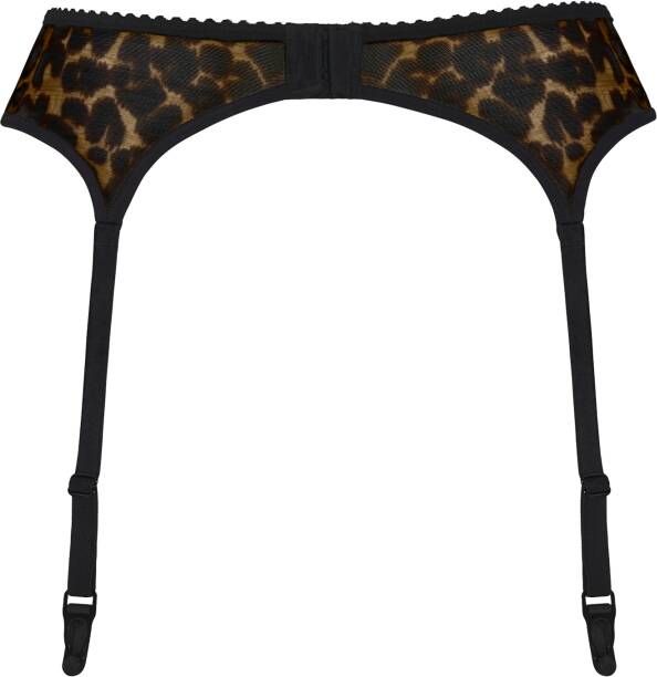 Marlies Dekkers peekaboo jarretels leopard print