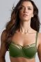 Marlies Dekkers queen bee plunge balconette bh wired padded olive green - Thumbnail 4