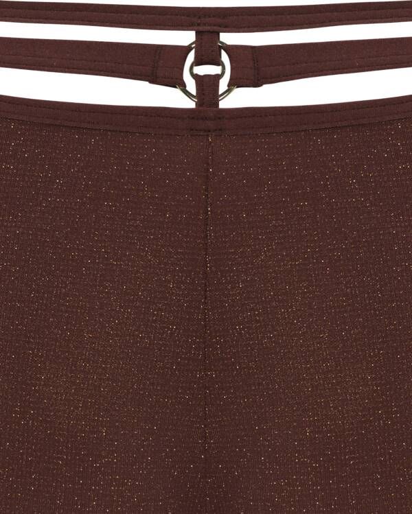 Marlies Dekkers space odyssey 12 cm brazilian shorts shimmering dark brown