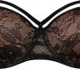 Marlies Dekkers space odyssey balconette bh wired padded black lace and sand - Thumbnail 6