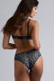 Marlies Dekkers the art of love plunge balconette bh wired unpadded black leopard and blue - Thumbnail 5