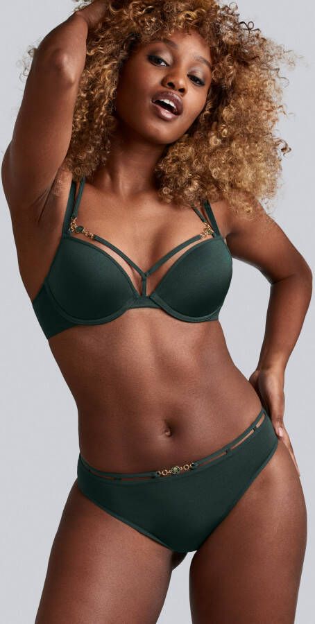 Marlies Dekkers untameable teuta push up bh wired padded forest green