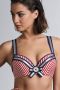 Marlies Dekkers victoria push up bikini top wired padded red ivory blue - Thumbnail 2