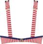Marlies Dekkers victoria push up bikini top wired padded red ivory blue - Thumbnail 6